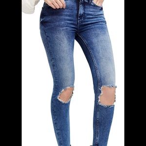 Free People mid rise jeans